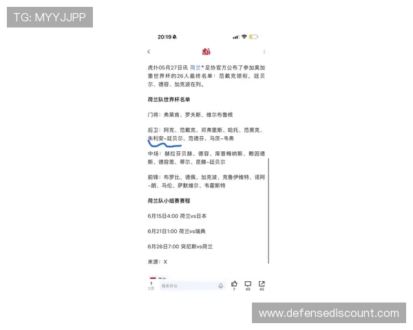 荷兰最新大名单分析
